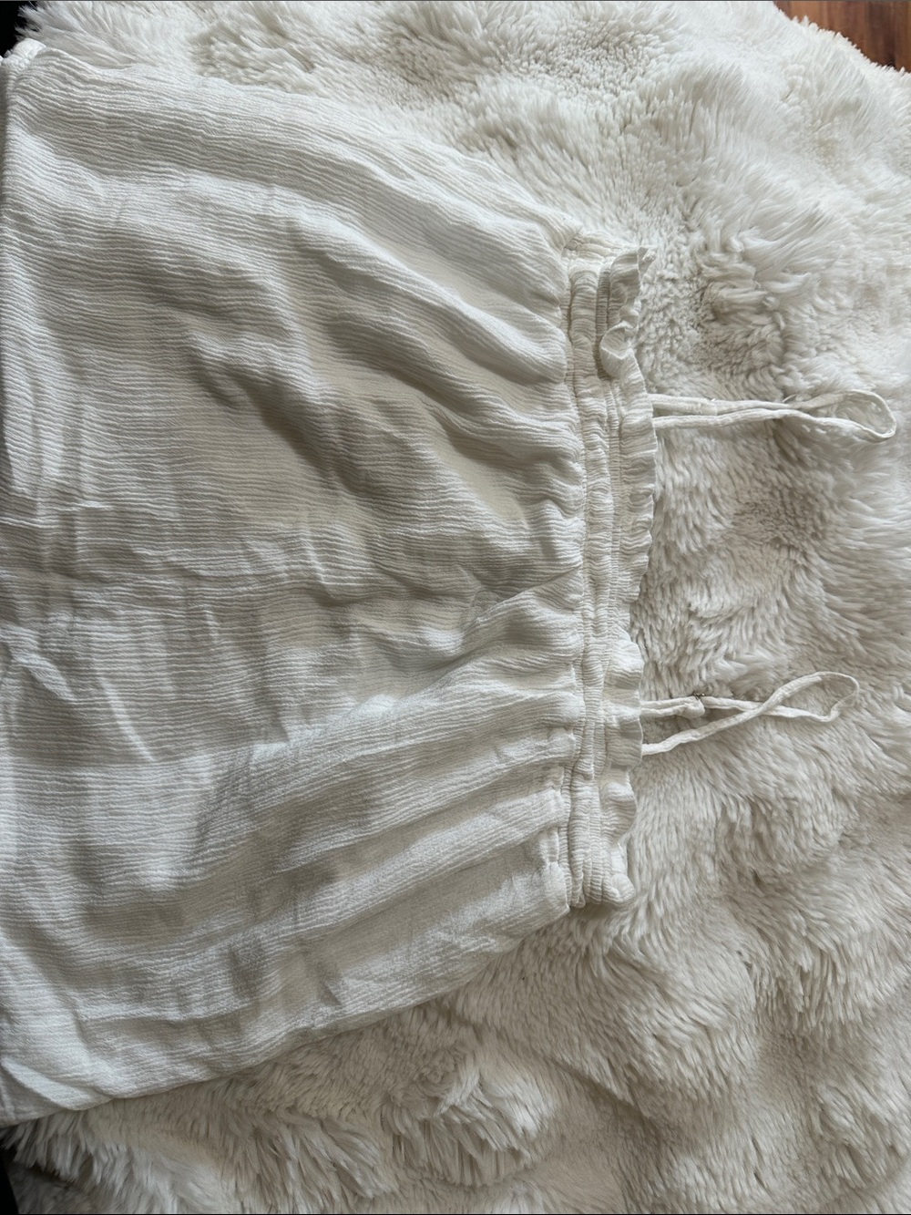 Z Supply Kids Cream Drawstring Skirt
